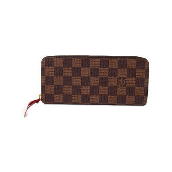 Louis Vuitton Damier Portefeuille Clemence Zip Long Wallet - Picture 1 of 5